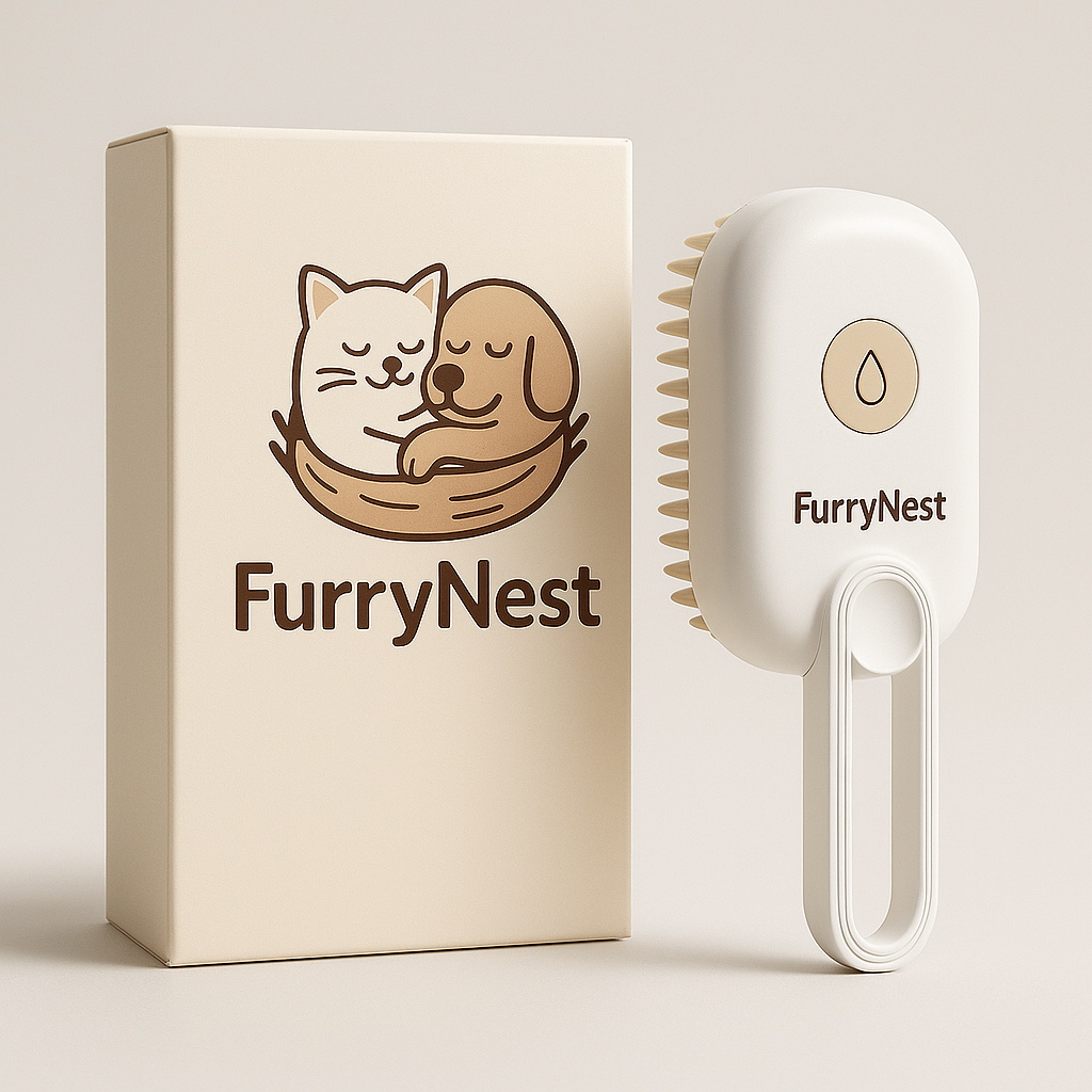 Electric Cat Steam Brush β 3-In-1 Pet Grooming Comb with Water Spray for Cats and Dogs, USB Rechargeable